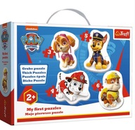 Puzzle pre 2-ročné deti Baby Paw Patrol 4v1 Trefl 2+