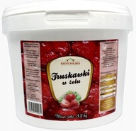 Jahodový gél frużelina dezert zmrzlinové vafle 3,2 kg