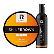 Byrokko Shine Brown Cream Set 210ml + Olej na opaľovanie 150ml