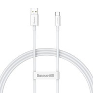 Superior Series SUPERVOOC kábel USB-A na USB-C 65W 1m biely