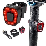 LED ZADNÉ BICYKLE SVETLO NA ZADNÝ BICYKEL SVETLO ZADNÉHO BICYKLA USB NABÍJANÉ