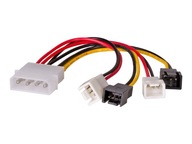 AKYGA Adaptér s káblom AK-CA-34 Molex m / 2x 3 pin