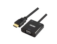 HDMI -> VGA + audio prevodník Unitek Y-6333