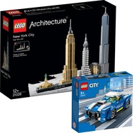 LEGO Architecture 21028 New York + auto mestskej polície 60312