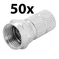 50x SAT ZÁSTRČNÝ KONEKTOR F 6,8 mm SKRUTKA EFKA DVB-T