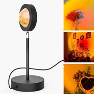 NÁLADOVÁ LAMPA LED USB LAMPA IMITÁCIA PROJEKTORA ZÁPADU ZÁPADU SLNKA