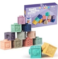 PUZZLE BLOCKS MÄKKÉ TVARY VZORY FARBY