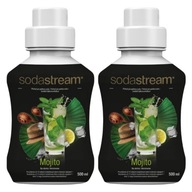 Vodný koncentrát Sodastream Mojito sirup mäta a limetka 500 ml 2 ks