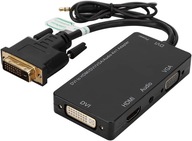 Kábel adaptéra DVI na HDMI/DVI/VGADekon