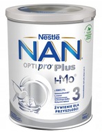 NAN 3 Optipro Plus upravené mlieko 800g