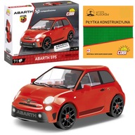 COBI BLOCKS 24502 ​​​​FIAT ABARTH 595 AUTO a KONŠTRUKČNÁ PLACHTA