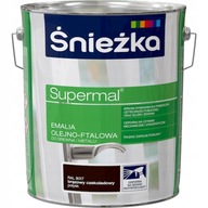 Śnieżka Supermal olej-ftalát ČOKOLÁDOVÁ HNEDÁ RAL8017 lesk 10L