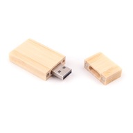 Wooden Pendrive Light Maple Wide 32 GB 3.0