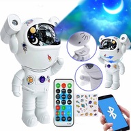 Sky Star Projektor Reproduktor LED Nočné svetlo Astronaut Kozmonaut USB