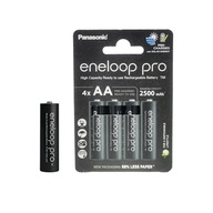 Panasonic Eneloop BK-3HCDE/4CP - 4x Pro AA 2500mAh batéria