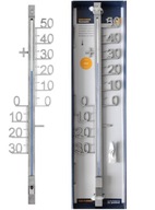 VONKAJŠÍ KOVOVÝ TEPLOMER 43cm NA STENU, STENU ZA ​​OKNO TFA NEMECKO