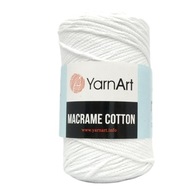 YarnArt Macrame Bavlnená šnúrka - 751 - biela