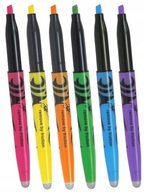 6x ERSASABLE Highlighter Pilot FriXion Set