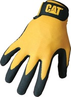 CAT rukavice YLW Nylon Nitrile Coated Palm m