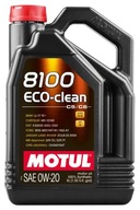 Hybridný motorový olej MOTUL 8100 Eco-Clean 0W-20 5L