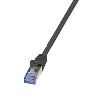 LogiLink CQ4053S Cat.6A/7 600 MHz S/FTP PIMF prepojovací kábel 2,00 m čierny