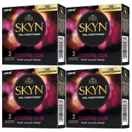 SKYN Cocktail kondómy mix príchutí 12 ks