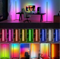 Moderné stojace LED svietidlo s RGB ovládaním