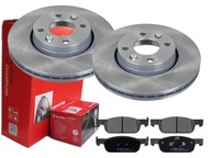 BREMBO PREDNÉ DISKY, DESTIČKY, RENAULT CLIO IV, 258MM