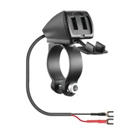 TREK LAMP dvojitá vodotesná USB nabíjačka 5400 mA - 30W - 12/24V