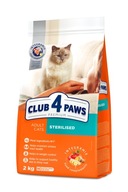 CLUB 4 PAWS dospelý sterilizovaný 2kg