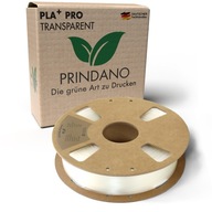 PLA filament, bezfarebný, transparentný, prírodný, 1,75 mm PRIINDANO