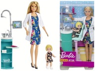 Bábika Barbie FXP16 Doctor Dentist Zubár