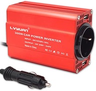 LVYUAN Invertor 300W, DC 12V až 230V AC