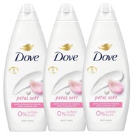 DOVE ESSENTIAL SPRCHOVÝ GÉL PRE ŽENY PETAL SOFT MOISTURIZING 720 ML X3