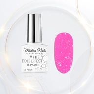 Modena Nails White Dots Effect - Top Matte 7,3 ml