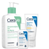 CeraVe Set hydratačný krém na tvár SPF, gél