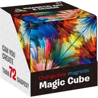 Fidget Magic Cube Antistresová magnetická farebná kocka na zmiernenie stresu