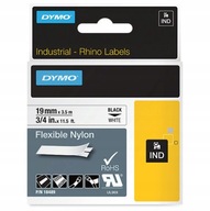 DYMO RHINO Elastická nylonová páska 19mm biela