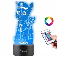 Stolná lampa Paw Patrol Chase 16 LED PLEXIDO