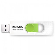 Adata UV320 128GB USB3.2 biely a zelený Pendrive