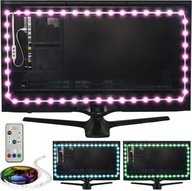 LED PÁSKY RGB OSVETLENIE PRE TV MONITOR 30 - 40 PALCOV 3M