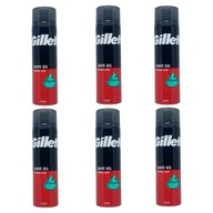 6x Gillette Original Scent gél na holenie 200 ml