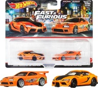 Hot Wheels Premium 2 Pack 2021 TOYOTA GR SUPRA / TOYOTA SUPRA FAST & FURIOUS