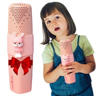 Karaoke mikrofón Bunny Bluetooth reproduktor pre deti Clear Sound USB C