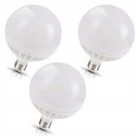 3x LED žiarovka 24W E27 G120 Teplá biela