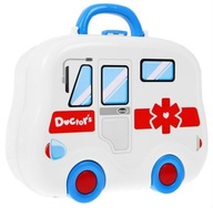 Lekársky set + kufor Ambulance pre deti 3+ Prenosná hračka + Doplnok