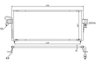KONDENZÁTOR klimatizácie NISSAN ALMERA I 1.4-2.0D 09