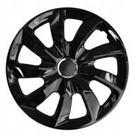 17" puklice NRM STIG BLACK, čierne LAKOVANÉ