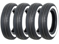 4x 155/80R15 PNEUMATIKY Retro Classic BIELY PÁS 40mm