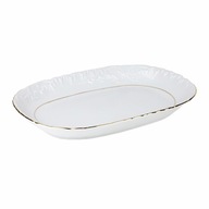 OVÁLNY RIAD PORCELÁN Chodziez rokoko 33 cm